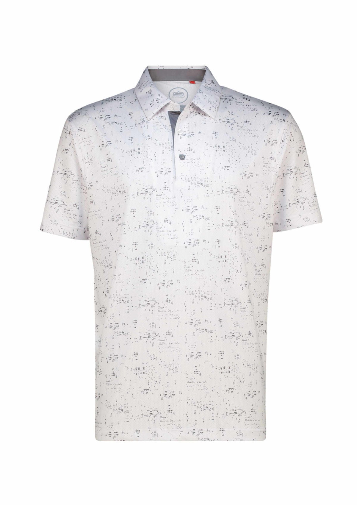 Men's Litho Dry Tech Performance Golfer Polo Shirt