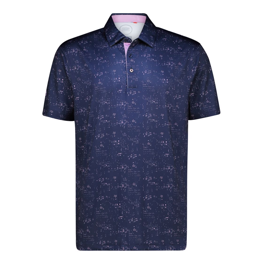 Men's Litho Dry Tech Performance Golfer Polo Shirt