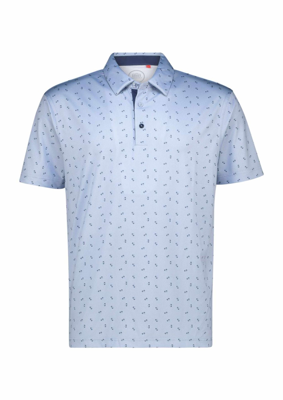 Men's Micro Meadow Dry Tech Performance Golfer Polo Shirt