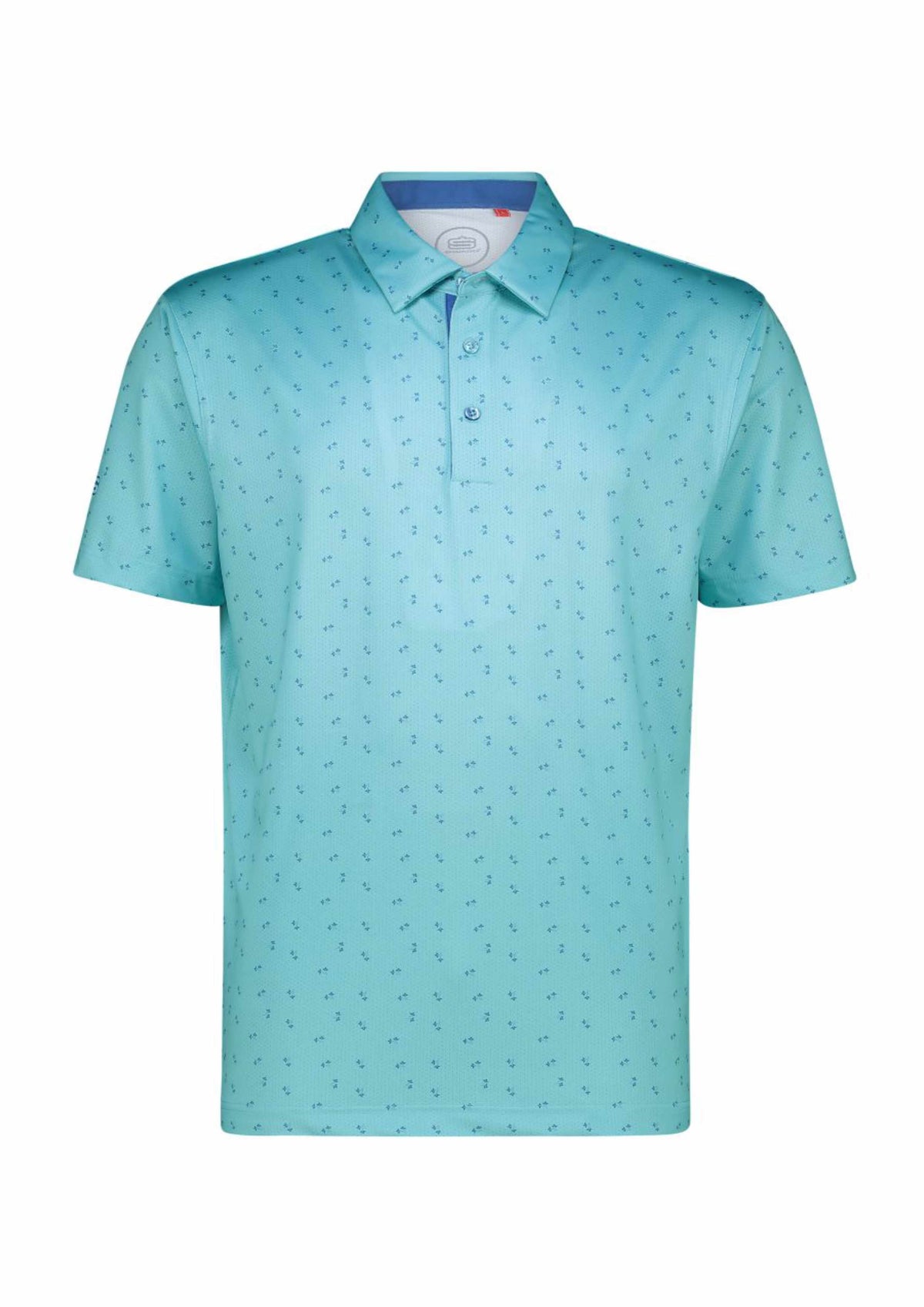 Men's Micro Meadow Dry Tech Performance Golfer Polo Shirt