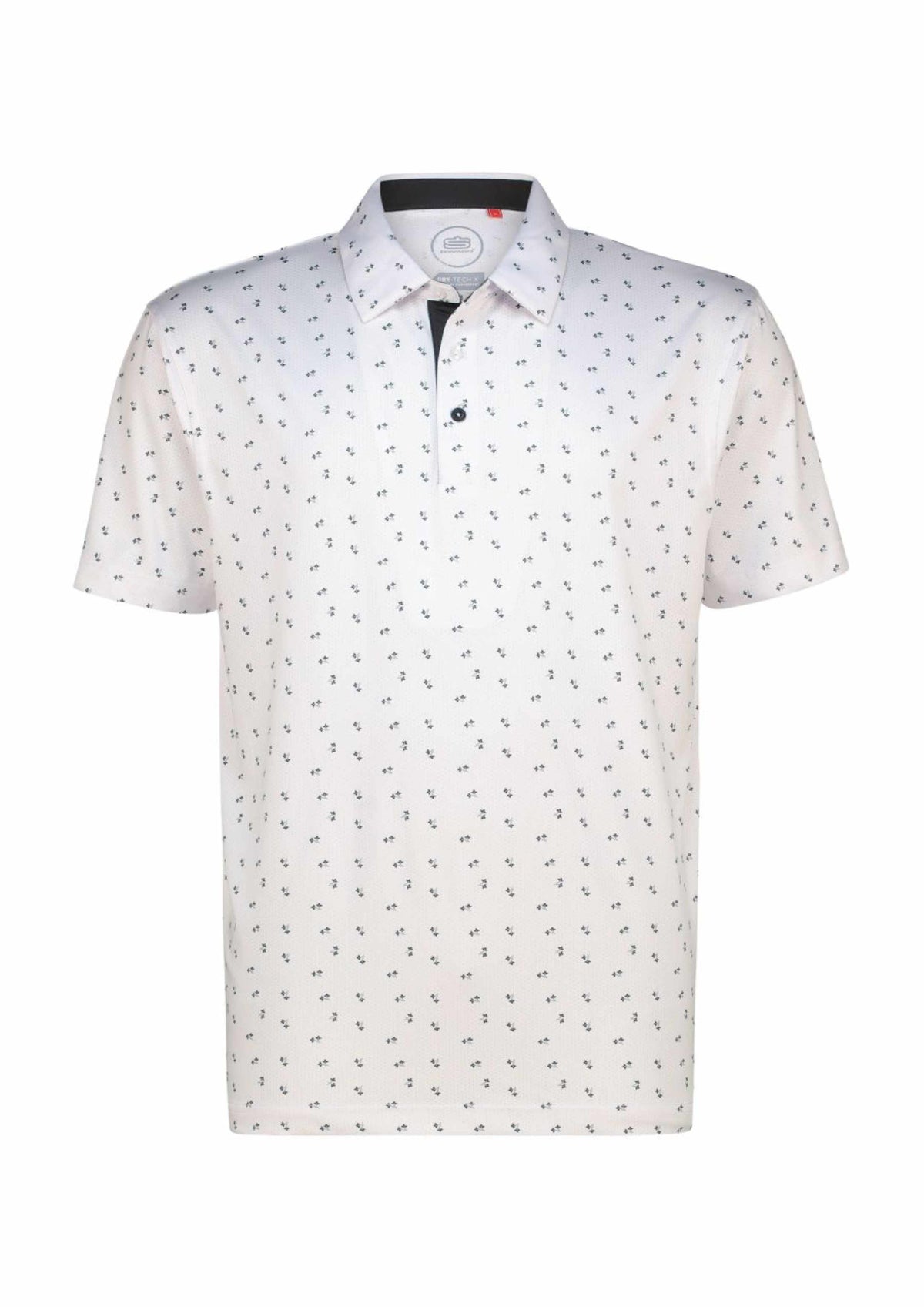 Men's Micro Meadow Dry Tech Performance Golfer Polo Shirt