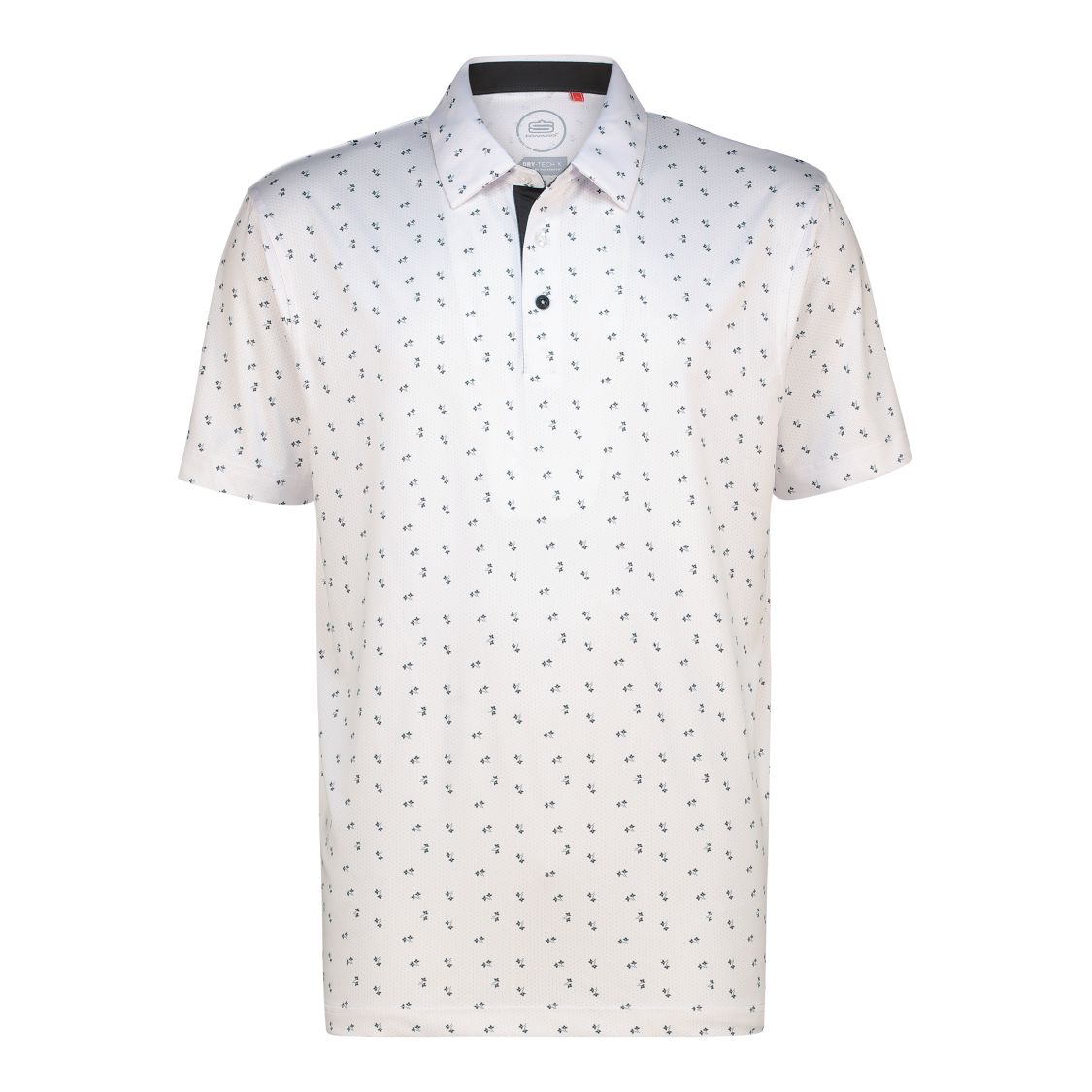 Men's Micro Meadow Dry Tech Performance Golfer Polo Shirt