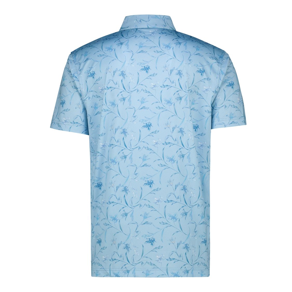 Men's Power Lily Dry Tech Performance Golfer Polo Shirt