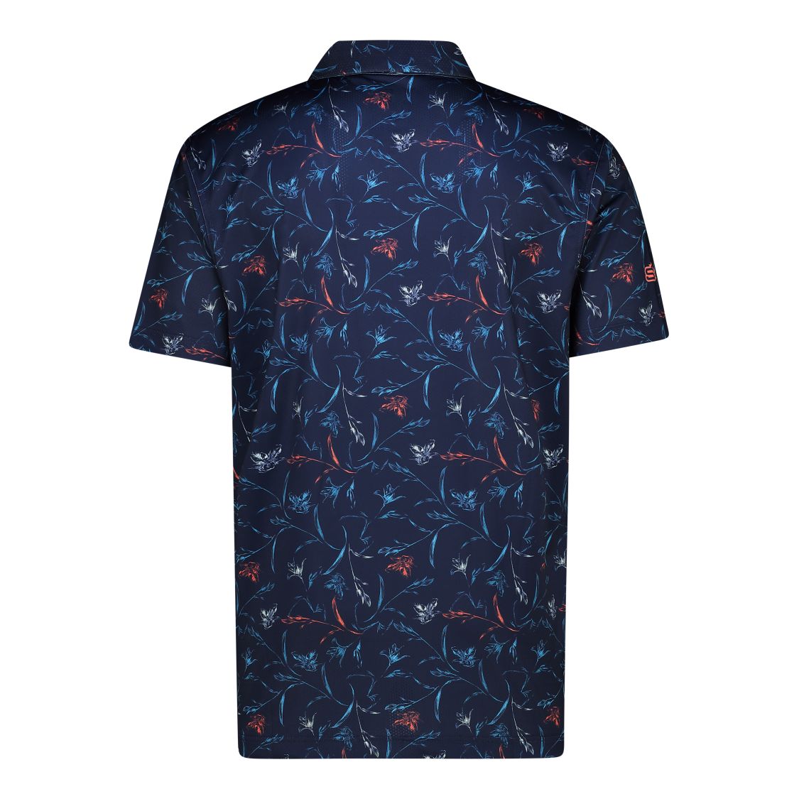 Men's Power Lily Dry Tech Performance Golfer Polo Shirt