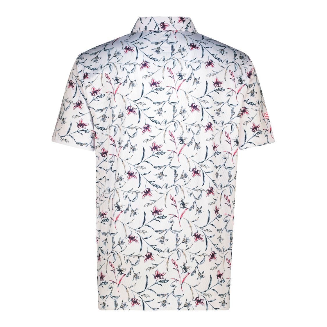 Men's Power Lily Dry Tech Performance Golfer Polo Shirt