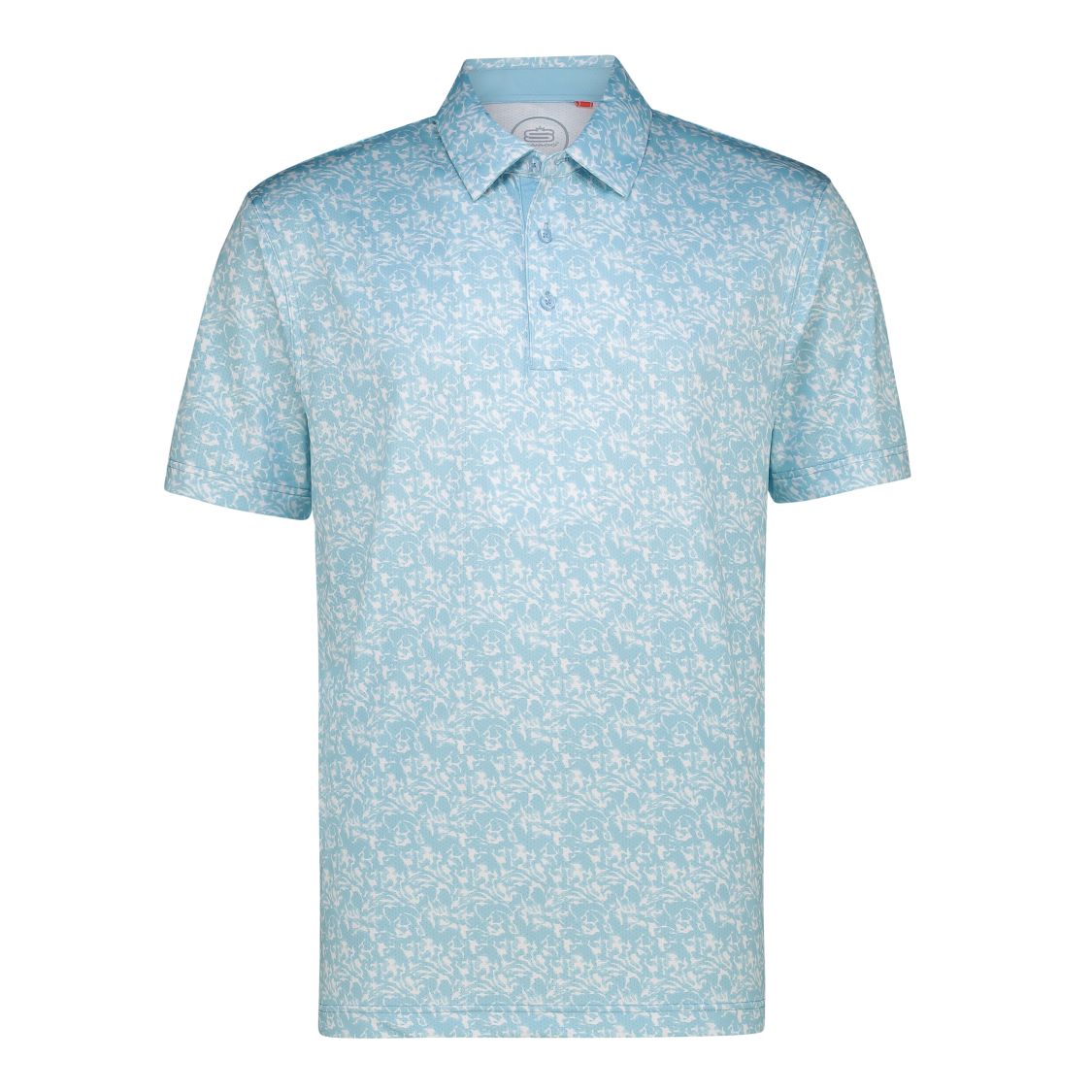 Men's Tidal Drift Dry Tech Performance Golfer Polo Shirt
