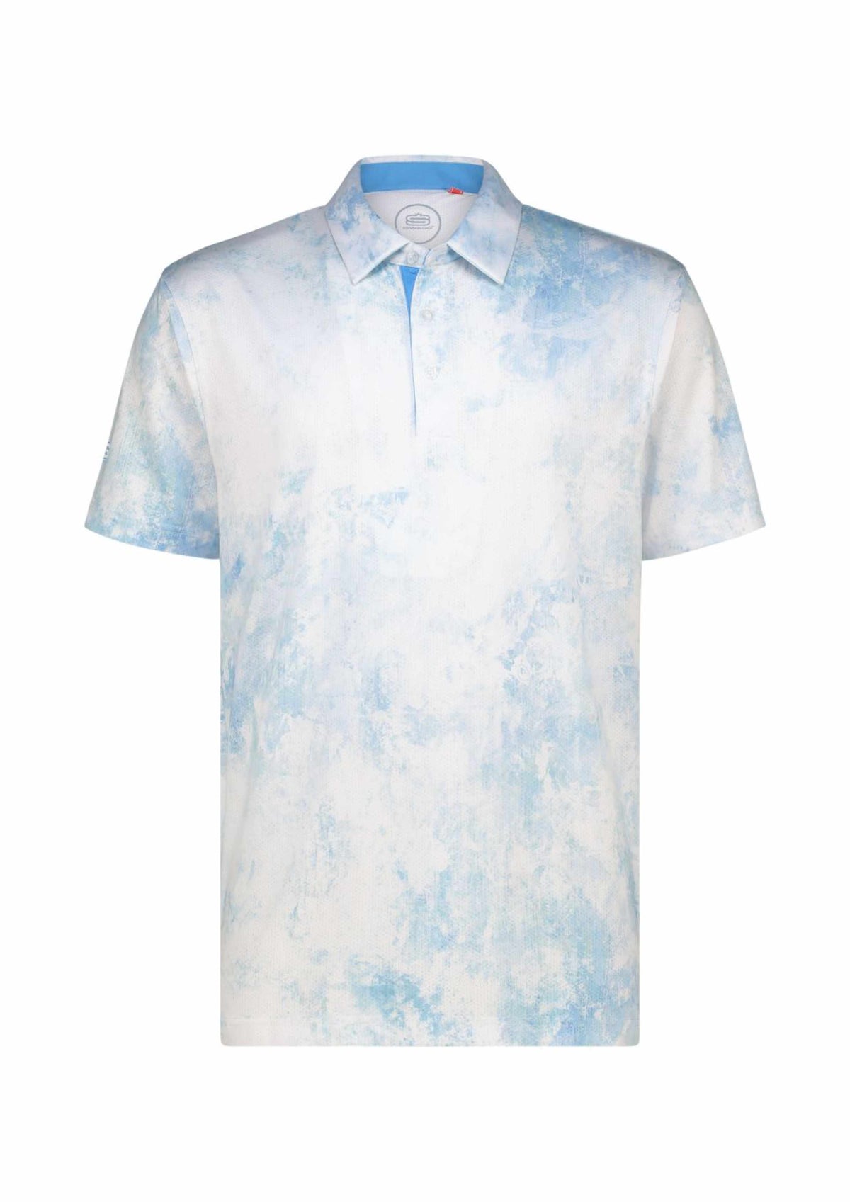 Men's Virtual Noise Dry Tech Performance Golfer Polo Shirt