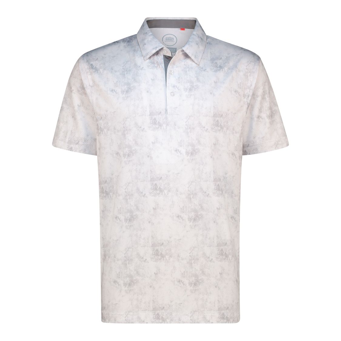Men's Virtual Noise Dry Tech Performance Golfer Polo Shirt