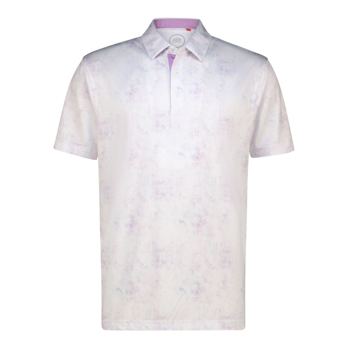 Men's Virtual Noise Dry Tech Performance Golfer Polo Shirt