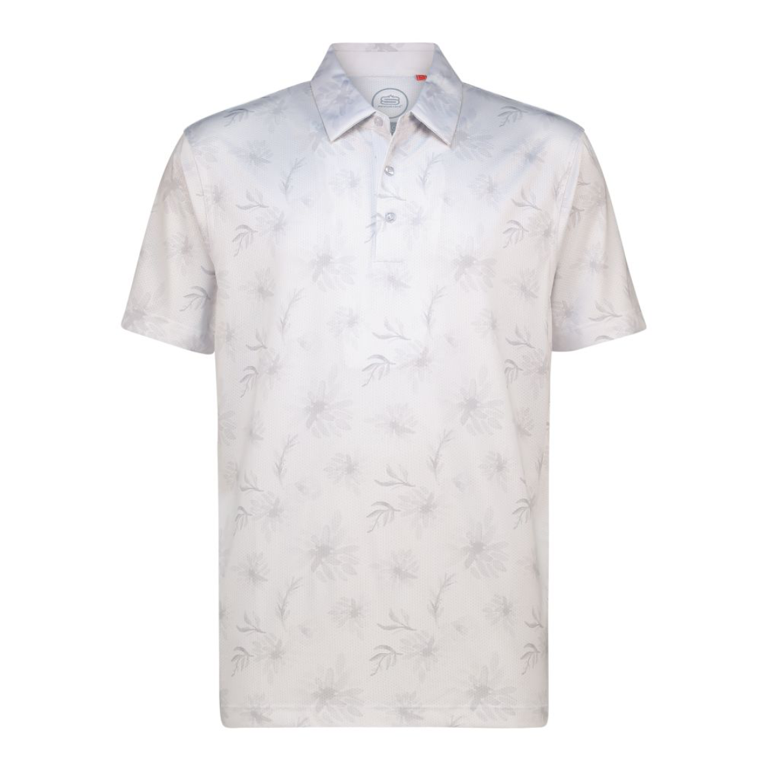 Men's Pastel Bloom Dry Tech Performance Golfer Polo Shirt
