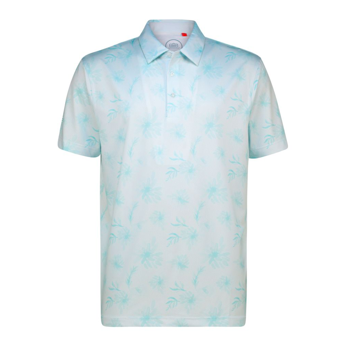 Men's Pastel Bloom Dry Tech Performance Golfer Polo Shirt