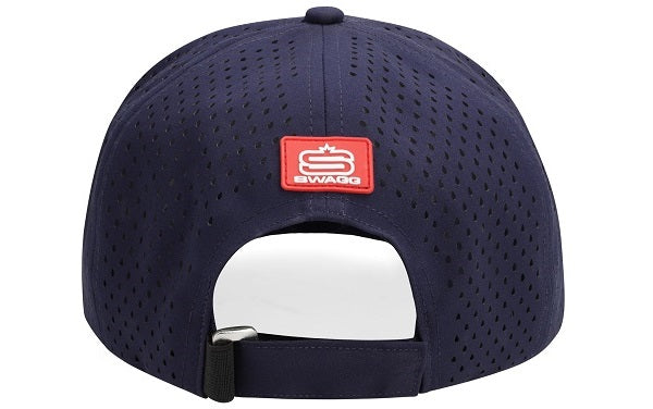 Alpha - 5 Panel Performance Cap with Laser Hole Detaill