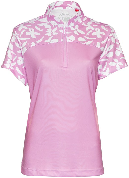 Women&#39;s Bloom Short Sleeve Golfer Polo Shirt