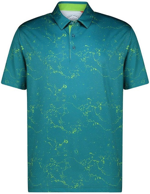 Men&#39;s Marbled Dry Tech Performance Golfer