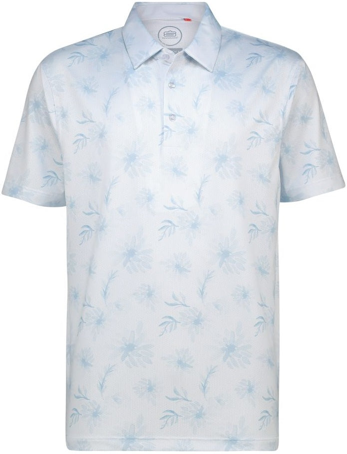 Men's Pastel Bloom Dry Tech Performance Golfer Polo Shirt