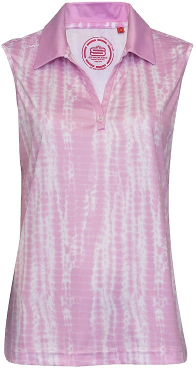 Women&#39;s Shibori S/Less Golfer Polo Shirt