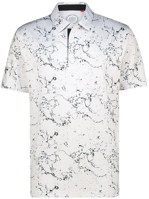 Men&#39;s Marbled Dry Tech Performance Golfer