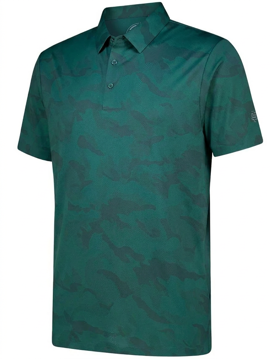 Men's Aventus Dry Tech Performance Golfer Polo Shirt-2