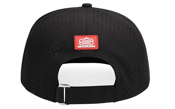 Alpha - 5 Panel Performance Cap with Laser Hole Detaill