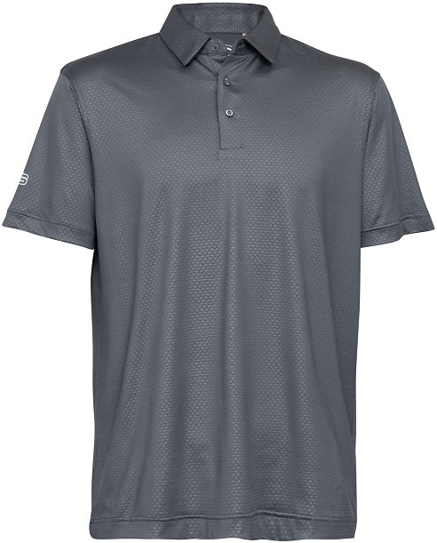 Men s Aspect Dry Tech Performance Golfer Polo Shirt M Dark Grey