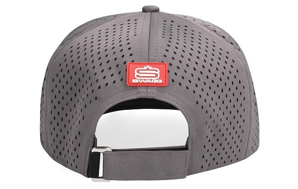 Alpha - 5 Panel Performance Cap with Laser Hole Detaill