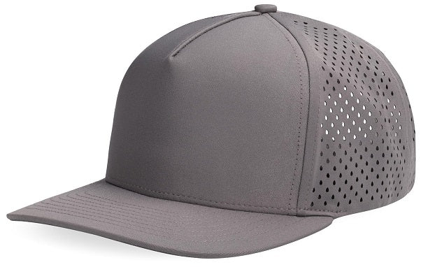 Alpha - 5 Panel Performance Cap with Laser Hole Detaill