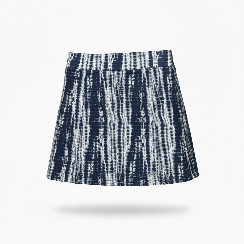 Women's Shibori Printed Skorts / Short Skirt