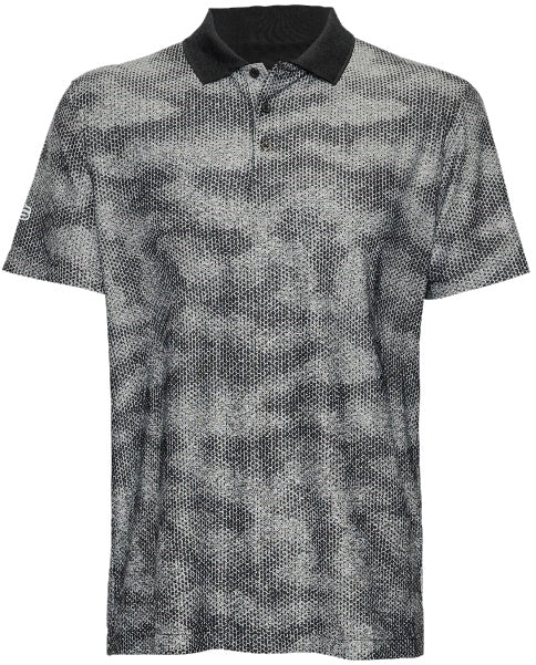 Camo golf shirt – polo shirt – collared shirt –grey golf shirt – funky golf shirt – streetwear - swagg
