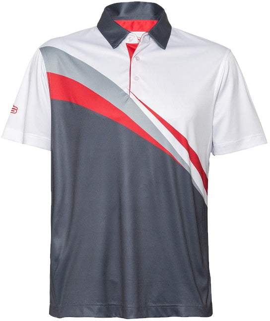 Men&#39;s Flow Dry Tech Performance Golfer Polo Shirt